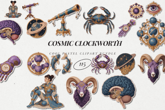 Download Steampunk Astronomy Clipart - Astronomy Collection