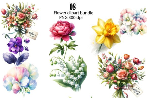 Download Watercolor Elegant Floral Clipart Bundle - Elegant Collection