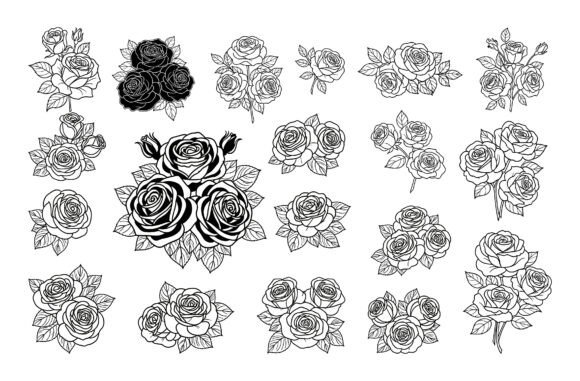 Download Elegant Rose Floral SVG Bundle - Elegant Collection