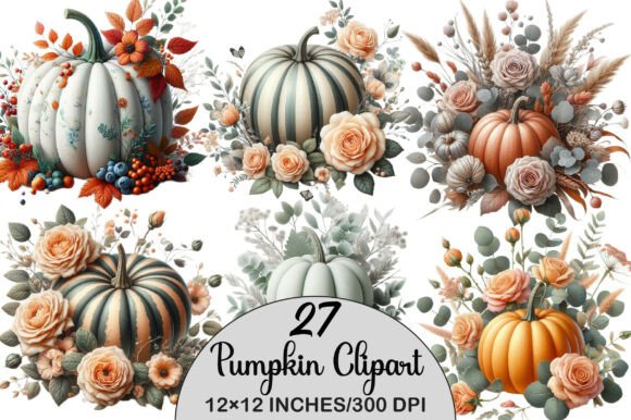 Download Watercolor Pumpkin Clipart - Watercolor pumpkin Collection