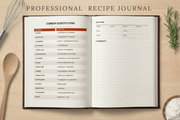 Download Professional Recipe Journal - Premium Resources