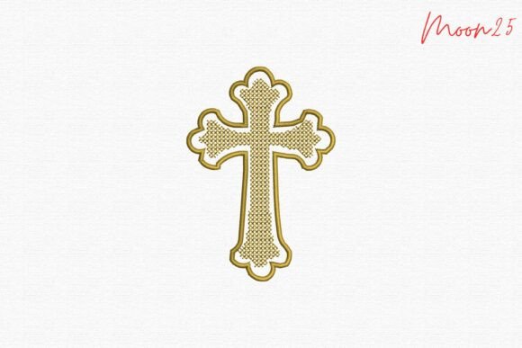Download Elegant Gold Christian Cross - Elegant Collection