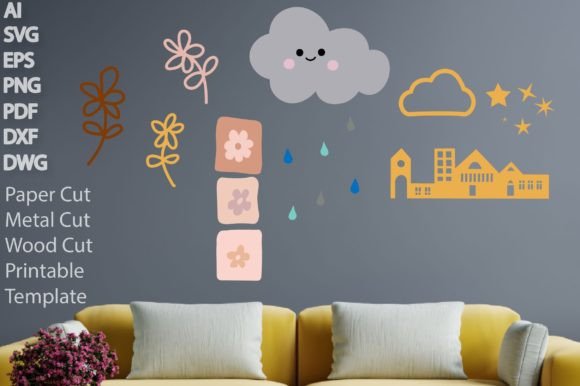 Download Laser Cut Kids Home Decor Bundle SVG - Kids home Collection